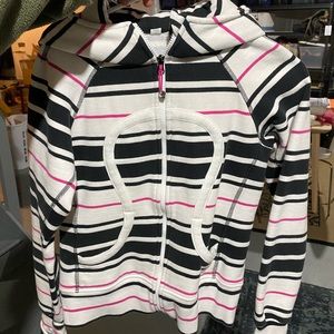 Lululemon Striped Scuba Hoodie- 6